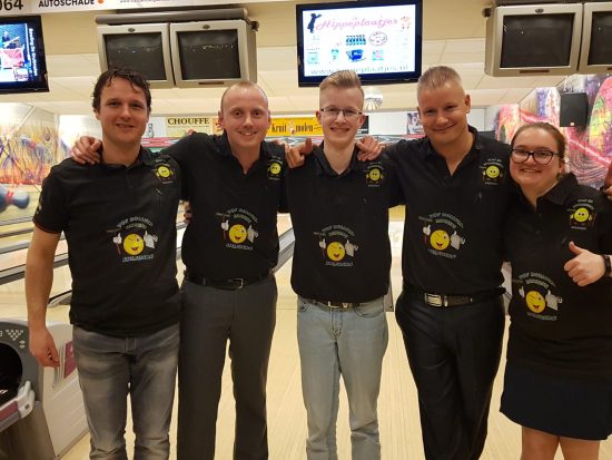 TZC scratchteam 2018 Marc de Kreek, Sebastiaan de Ruiter, Brent de Ruiter, Michael Snijders en Lindsey Paling