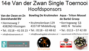 14e Van der Zwan Single Toernooi 2021