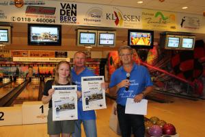 14 5e Den Baas en zijn madam Toernooi 2018 3e plaats Adri Paling en Jamie Paling