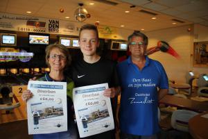 10 6e Den Baas en zijn Madam Toernooi 2019 3e plaats Claudia Kutzner en Devin van Staaijeren