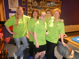 15 Damesteam halve finale SO Senioren 2017 Angelique de Graaf, Katty Paling, Lindsey Paling, Tamara Meulmeester en Helene de Ruiter