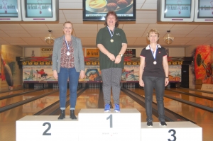 02 VK senioren 2017 top 3 Dames C Katty Paling, Ingrid Ligtendag en Claudia Kutzner