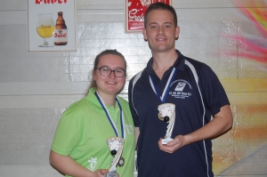 09 VK senioren 2017 Verenigingskampioenen Lindsey Paling en Rody van Ruiten