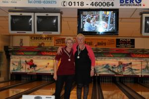 01 VK Senioren 2018 Top 2 Dames D Coby Matthijsse en Vera Hoeneveld