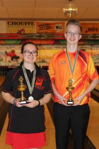 08 Verenigingskampioenen Senioren 2017-2018 Lindsey Paling en Brent de Ruiter