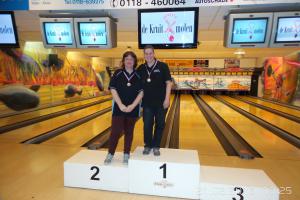 01 VK senioren 2016 top 2 Dames CD Frencis Klink en  Katty Paling                                         