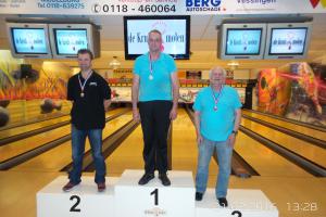 03 VK senioren 2016 top 3 Heren D Robert van Alen, Rudy Kerkhove en Guus Hanegraaf
