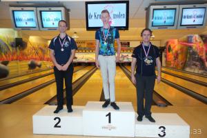 06 VK senioren 2016 top 3 Heren A Bart van Beers, Rody van Ruiten en Marc de Kreek                                         